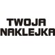 Twoja Naklejka Imię Ksywa Dowolny Napis naklejki na kask rower motocykl YESS Naklejki