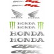 HONDA CBR CB  600RR naklejki tuningowe na motocykl YESS Naklejki