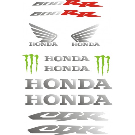 HONDA CBR CB  600RR naklejki tuningowe na motocykl YESS Naklejki