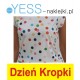 Dzień Kropki kolorowe naklejki kropki na koszulke t-shirt dla chłopca  YESS Naklejki
