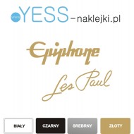 Epiphone  Les Paul naklejki na gryf, naklejki na gitarę, naklejki na główkę gitary - YESS Naklejki