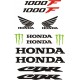 HONDA CBR CB  1000F naklejki tuningowe na motocykl YESS Naklejki