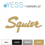 Squier naklejki na gryf, naklejki na gitarę, naklejki na główkę gitary - YESS Naklejki
