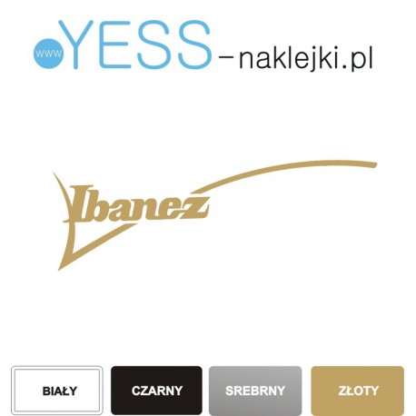 Ibanez RG Gitara Headstock , Guitar Headstock, naklejki na gitarę - SKLEP YESS naklejki