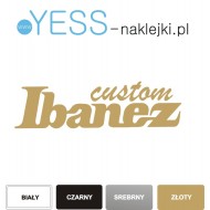 IBANEZ CUSTOM RG Gitara Headstock, Guitar Headstock, naklejki na gitarę - SKLEP YESS naklejki