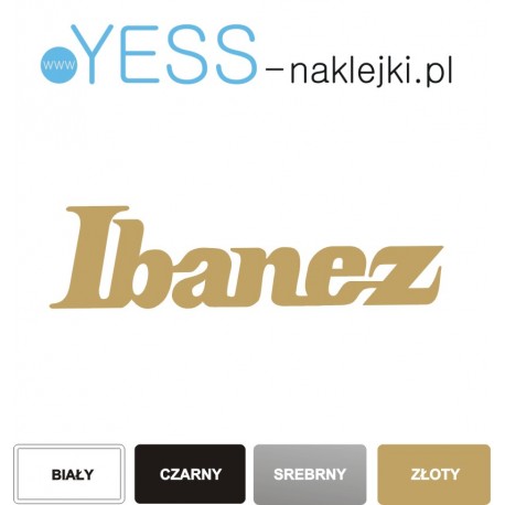 IBANEZ  RG Gitara Headstock, Guitar Headstock, naklejki na gitarę - SKLEP YESS naklejki