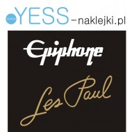 Epiphone  Les Paul naklejki na gryf, naklejki na gitarę, naklejki na główkę gitary - YESS Naklejki