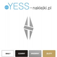 Jockomo Diamond Hatch naklejka na gitarę  Diamond Hatch Custom Headstock Deca- Sklep YESS Naklejki 