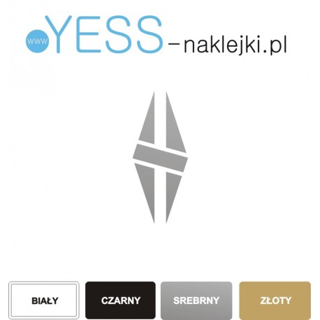 Jockomo Diamond Hatch naklejka na gitarę  Diamond Hatch Custom Headstock Deca- Sklep YESS Naklejki 