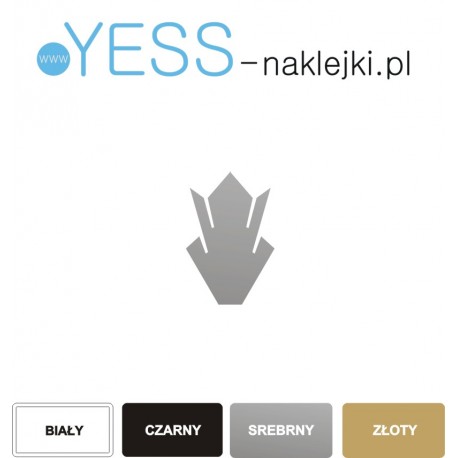  Korona Hatch Custom Headstock Decal naklejki na gitarę, naklejki na główkę gitary - YESS Naklejki