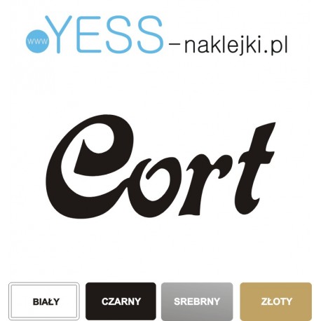 CORT  naklejki na gitarę, naklejki na główkę gitary - Sklep YESS Naklejki