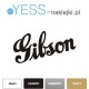 GIBSON LOGO GITARA 1940’s naklejki na gryf, naklejki na gitarę, naklejki na główkę gitary - YESS Naklejki