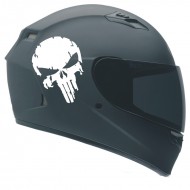 PUNISHER na kask motocykl quad YESS Naklejki
