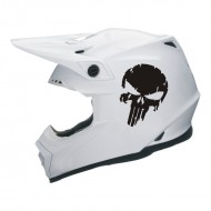 PUNISHER na kask motocykl quad YESS Naklejki