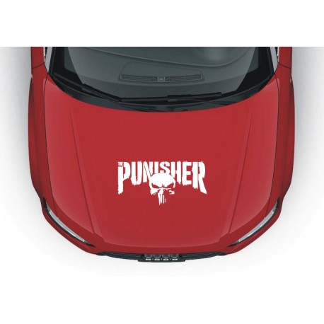 PUNISHER  Naklejki Samochód Jeep Honda Land Rover Nissan Suzuki Subaru Mitsubishi Quad tuning Jazda OFF ROAD 4x4