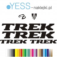 TREK naklejki zastępcze na rower damski, męski, gravel, górski, mtb, szosowy, trekkingowy, miejski - YESS Naklejki