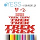 TREK SHIMANO naklejki na rower gravel, górski, mtb, szosowy, crossowy, trekkingowy, elektryczny, mtb, YESS Naklejki