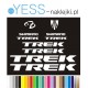 TREK SHIMANO białe naklejki na rower gravel, górski, mtb, szosowy, crossowy, trekkingowy, elektryczny, mtb, YESS Naklejki