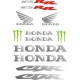 HONDA CBR CB 125RR naklejki tuningowe na motocykl YESS Naklejki