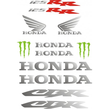 HONDA CBR CB 125RR naklejki tuningowe na motocykl YESS Naklejki