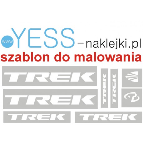 TREK  szablon do malowania naklejki na rower na rower damski, męski, gravel, górski, mtb, szosowy, trekkingowy, crossowy