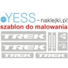 TREK  szablon do malowania naklejki na rower 3-6B