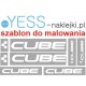 CUBE  szablon do malowania naklejki na rower 7-2B