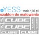 CUBE  szablon do malowania naklejki na rower 7-5E