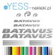 BATAVUS naklejki zastępcze na rower damski, męski, gravel, górski, mtb, szosowy, trekkingowy, miejski - YESS Naklejki
