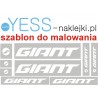 GIANT szablon do malowania naklejki na rower