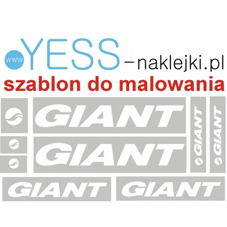 GIANT szablon do malowania naklejki na rower - YESS Naklejki