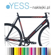 KROSS  tuningowe naklejki zastępcze na rower męski, crossowy, gravel, górski, mtb, szosowy, trekkingowy,  mtb, YESS Naklejki