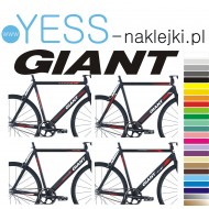 GIANT XTC  naklejki zastępcze na cały rower męski, gravel, górski, mtb, szosowy, trekkingowy, miejski - YESS Naklejki