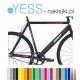 GIANT naklejki tuningowe na rower damski, męski, gravel, górski, mtb, szosowy, trekkingowy, miejski - YESS Naklejki