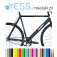 GIANT naklejki tuningowe na rower damski, męski, gravel, górski, mtb, szosowy, trekkingowy, miejski - YESS Naklejki