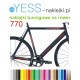 dodatkowe naklejki paski tuningowe na rower damski, męski, gravel, górski, mtb, szosowy, trekkingowy, miejski - YESS Naklejki