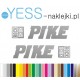 PIKE ROCK SHOX  naklejki na amortyzator widelec  ZESTAW 131E