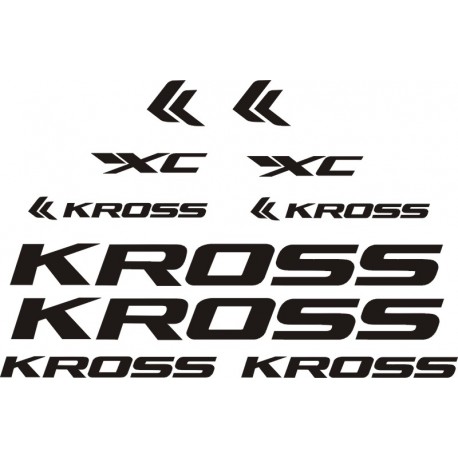 KROSS  naklejki zastępcze na rower górski mtb,rower szosowy,rower trekkingowy,rower miejski,rower damski,rower męski