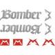 MARZOCCHI BOMBER naklejki na amortyzator widelec  - YESS Naklejki