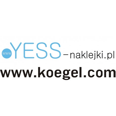  WWW.KOGEL.COM naklejka naczepa tir wywrotka ładowarka   YESS Naklejki