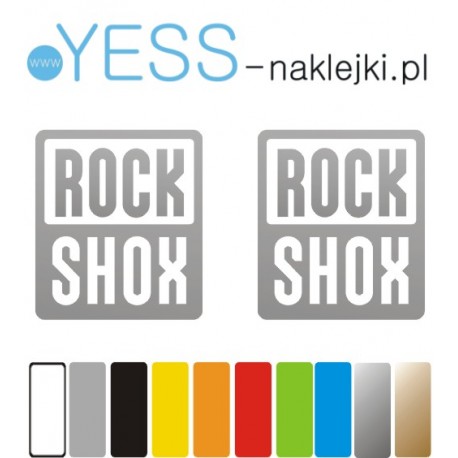 ROCK SHOX naklejki zamienniki na amortyzator widelec  YESS Naklejki