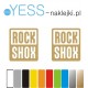 ROCK SHOX naklejki zamienniki na amortyzator widelec  YESS Naklejki