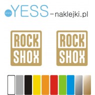 ROCK SHOX naklejki zamienniki na amortyzator widelec  YESS Naklejki