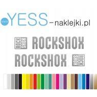 ROCK SHOX naklejki na amortyzator widelec YESS Naklejki