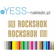 ROCK SHOX naklejki na amortyzator widelec YESS Naklejki