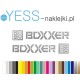 BOXXER ROCK SHOX naklejki zamienniki na amortyzator widelec  YESS Naklejki