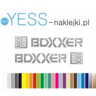 BOXXER ROCK SHOX naklejki zamienniki na amortyzator widelec  YESS Naklejki
