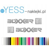 BOXXER ROCK SHOX naklejki zamienniki na amortyzator widelec  YESS Naklejki