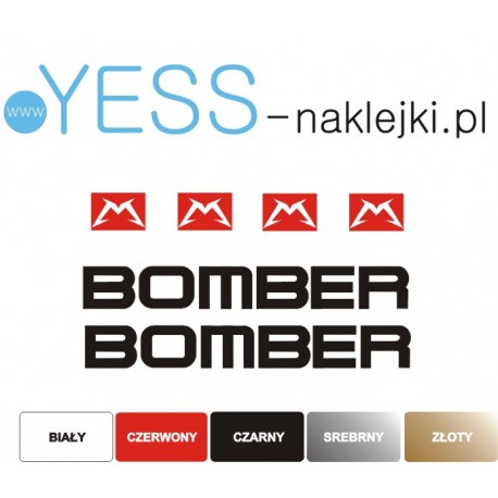 MARZOCCHI BOMBER naklejki na amortyzator widelec  - YESS Naklejki