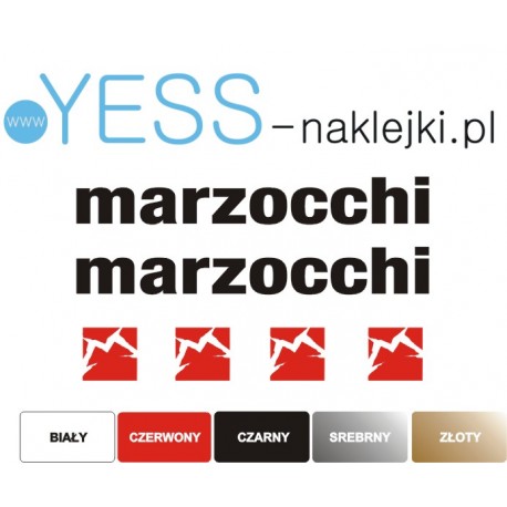 MARZOCCHI BOMBER naklejki na amortyzator widelec  - YESS Naklejki